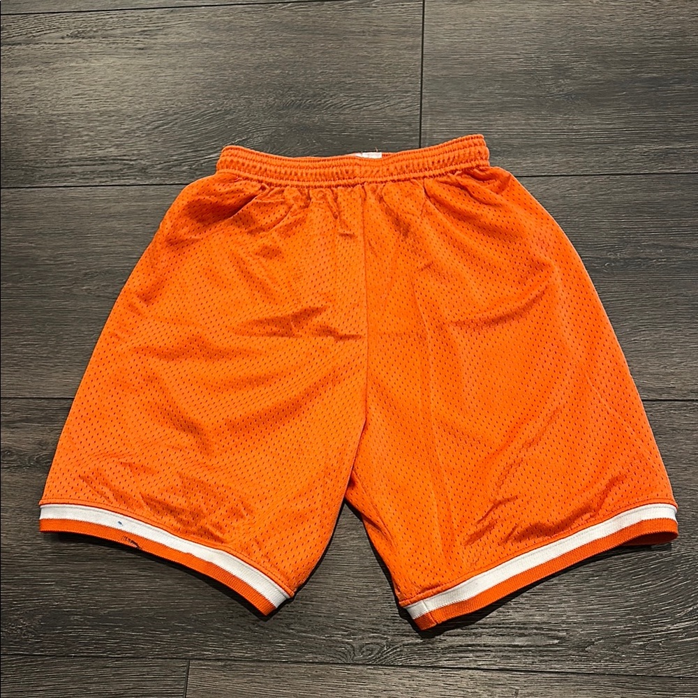 Kids Orange Mesh Shorts